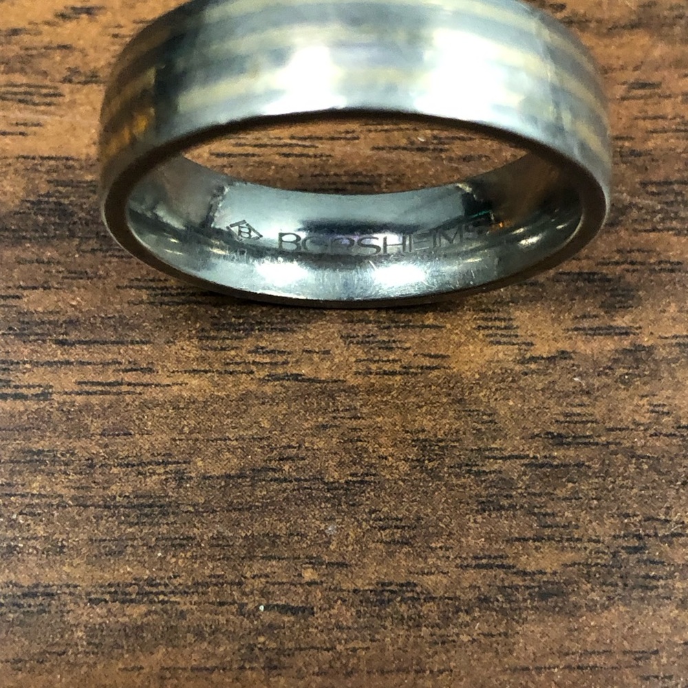 Mens Borsheims Titanium Ring - image 1